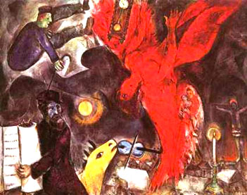 chagall caduta angelo