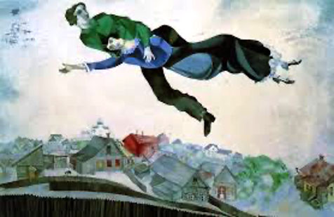 chagall sulla citta